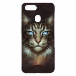 Чохол для Oppo A5s / A12Cat face art - PrintSalon