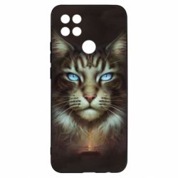 Чохол для Oppo A15s / A15 Cat face art - PrintSalon