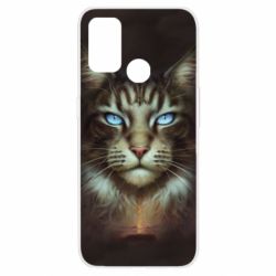Чохол для Oppo A53 / A32 / A33Cat face art - PrintSalon