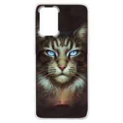 Чохол для Oppo A74 4G Cat face art - PrintSalon