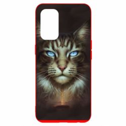 Чохол для Oppo Reno 5 4G Cat face art - PrintSalon