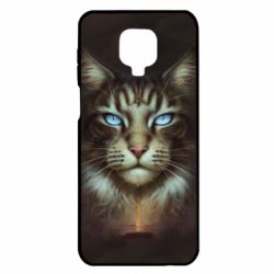 Чохол для Xiaomi Redmi Note 9S / 9Pro / 9Pro Max Cat face art - PrintSalon