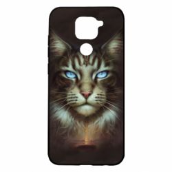 Чохол для Xiaomi Redmi Note 9 / Redmi 10X Cat face art - PrintSalon
