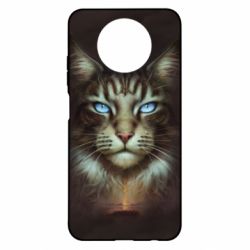 Чохол для Xiaomi Redmi Note 9 5G/Redmi Note 9T Cat face art - PrintSalon