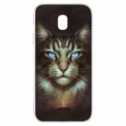 Чохол для Samsung J3 2017 Cat face art - PrintSalon
