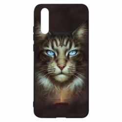Чохол для Huawei P20 Cat face art - PrintSalon