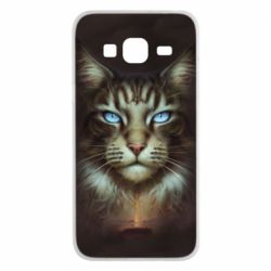Чохол для Samsung J3 2016 Cat face art - PrintSalon