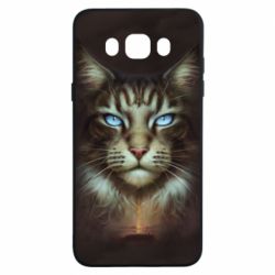 Чохол для Samsung J7 2016 Cat face art - PrintSalon