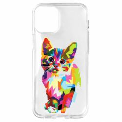 Чохол для iPhone 12 mini Cat Geometry