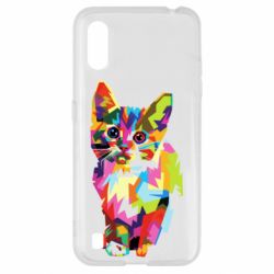 Чохол для Samsung A01 / M01 Cat Geometry
