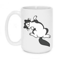 Чашка 420ml Cat relishes - PrintSalon