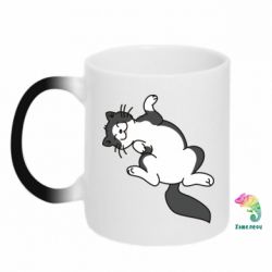 Чашка-хамелеон Cat relishes - PrintSalon