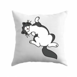 Подушка Cat relishes - PrintSalon