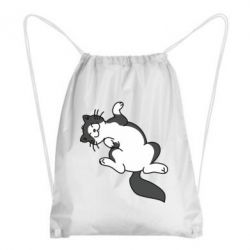 Рюкзак-мішок Cat relishes - PrintSalon
