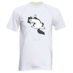 Чоловіча футболка для спорту Cat relishes - PrintSalon