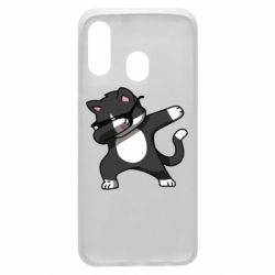 Чехол для Samsung A40 Cat SWAG - PrintSalon