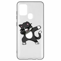Чехол для Samsung A21s Cat SWAG - PrintSalon