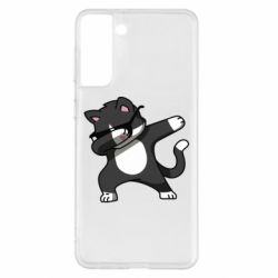 Чехол для Samsung S21+ Cat SWAG - PrintSalon