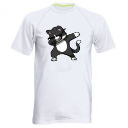 Мужская футболка для спорта Cat SWAG