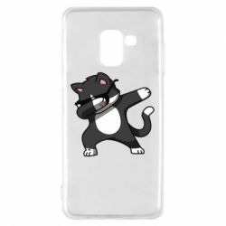 Чехол для Samsung A8 2018 Cat SWAG - PrintSalon