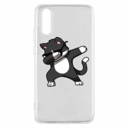 Чехол для Huawei P20 Cat SWAG - PrintSalon