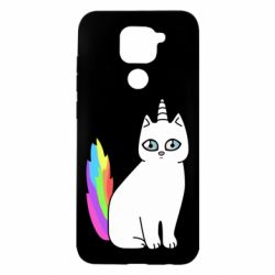 Чехол для Xiaomi Redmi Note 9/Redmi 10X Cat Unicorn - PrintSalon