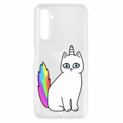 Чехол для Realme 6 Cat Unicorn - PrintSalon
