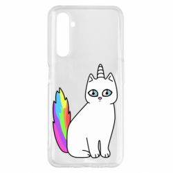 Чехол для Realme 6 Pro Cat Unicorn - PrintSalon