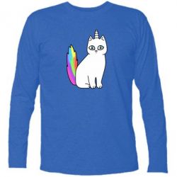Футболка с длинным рукавом Cat Unicorn - PrintSalon