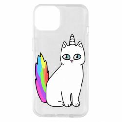 Чехол для iPhone 14 Cat Unicorn - PrintSalon