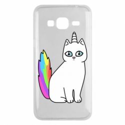 Чехол для Samsung J3 2016 Cat Unicorn - PrintSalon