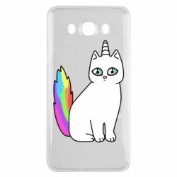 Чехол для Samsung J7 2016 Cat Unicorn - PrintSalon