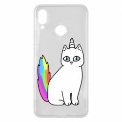Чехол для Huawei P Smart Plus 2018 Cat Unicorn - PrintSalon
