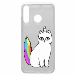 Чехол для Huawei P30 Lite Cat Unicorn - PrintSalon