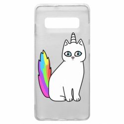 Чехол для Samsung S10+ Cat Unicorn - PrintSalon
