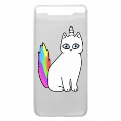 Чехол для Samsung A80 Cat Unicorn - PrintSalon