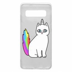 Чехол для Samsung S10 Cat Unicorn - PrintSalon