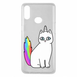 Чехол для Samsung A10s Cat Unicorn - PrintSalon