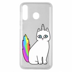 Чехол для Samsung M30 Cat Unicorn - PrintSalon