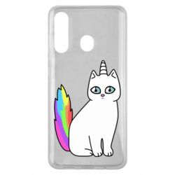 Чехол для Samsung M40 Cat Unicorn - PrintSalon