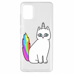 Чехол для Samsung A51 Cat Unicorn - PrintSalon