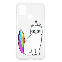 Чехол для Samsung M31 Cat Unicorn - PrintSalon