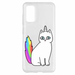Чехол для Samsung S20 Cat Unicorn - PrintSalon