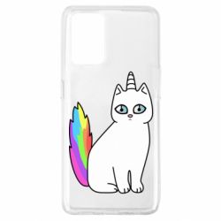 Чехол для Oppo A74 4G Cat Unicorn - PrintSalon