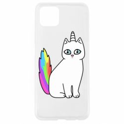 Чехол для Oppo A92s Cat Unicorn - PrintSalon