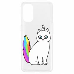 Чехол для Oppo Reno 4 Cat Unicorn - PrintSalon