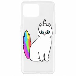 Чехол для Oppo Reno 4 Lite Cat Unicorn - PrintSalon
