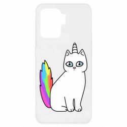 Чехол для Oppo Reno 5 Lite Cat Unicorn - PrintSalon