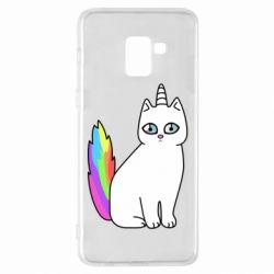Чехол для Samsung A8+ 2018 Cat Unicorn - PrintSalon