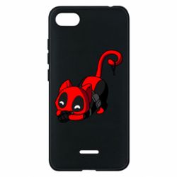 Чехол для Xiaomi Redmi 6A Cat with a grenade - PrintSalon